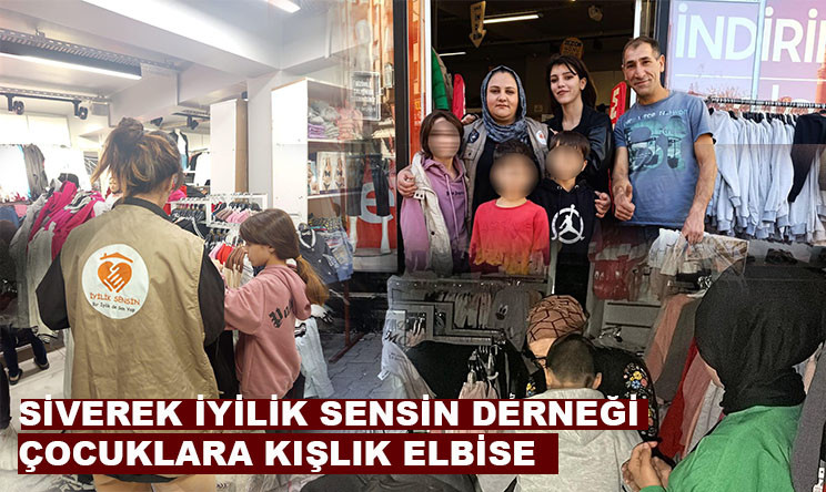 Siverek İyilik Sensin Derneği Kış Ayında İhtiyaç Sahibi Çocukları Giydiriyor